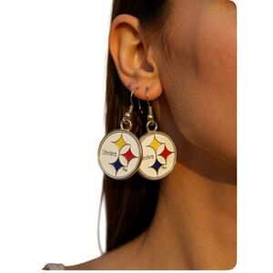 NFL Pittsburgh Steelers Team Earrings Logo Y2K
